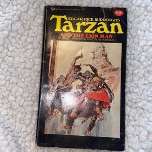 Tarzan and the lion Man Vintage book